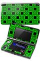 Criss Cross Green - Decal Style Skin fits Nintendo 3DS (3DS SOLD SEPARATELY)