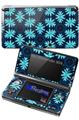 Abstract Floral Blue - Decal Style Skin fits Nintendo 3DS (3DS SOLD SEPARATELY)