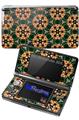 Floral Pattern Orange - Decal Style Skin fits Nintendo 3DS (3DS SOLD SEPARATELY)
