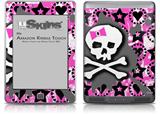 Pink Bow Skull - Decal Style Skin (fits Amazon Kindle Touch Skin)