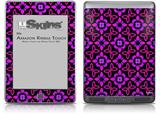 Pink Floral - Decal Style Skin (fits Amazon Kindle Touch Skin)