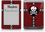 Skull Cross - Decal Style Skin (fits Amazon Kindle Touch Skin)