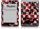 Checker Graffiti - Decal Style Skin (fits Amazon Kindle Touch Skin)