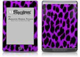 Purple Leopard - Decal Style Skin (fits Amazon Kindle Touch Skin)