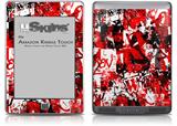 Red Graffiti - Decal Style Skin (fits Amazon Kindle Touch Skin)