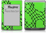 Ripped Fishnets Green - Decal Style Skin (fits Amazon Kindle Touch Skin)