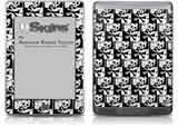 Skull Checker - Decal Style Skin (fits Amazon Kindle Touch Skin)