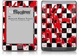 Checkerboard Splatter - Decal Style Skin (fits Amazon Kindle Touch Skin)