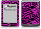 Pink Zebra - Decal Style Skin (fits Amazon Kindle Touch Skin)