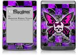 Butterfly Skull - Decal Style Skin (fits Amazon Kindle Touch Skin)