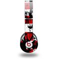 WraptorSkinz Skin Decal Wrap compatible with Beats Solo HD (Original) Checker Graffiti (HEADPHONES NOT INCLUDED)