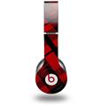 WraptorSkinz Skin Decal Wrap compatible with Beats Solo HD (Original) Red Plaid (HEADPHONES NOT INCLUDED)