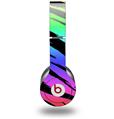 WraptorSkinz Skin Decal Wrap compatible with Beats Solo HD (Original) Tiger Rainbow (HEADPHONES NOT INCLUDED)