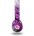WraptorSkinz Skin Decal Wrap compatible with Beats Solo HD (Original) Butterfly Graffiti (HEADPHONES NOT INCLUDED)