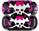 Pink Diamond Skull - Decal Style Skin fits Sony PS Vita