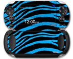 Zebra Blue - Decal Style Skin fits Sony PS Vita