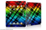 iPad Skin - Rainbow Plaid (fits iPad2 and iPad3)