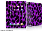 iPad Skin - Purple Leopard (fits iPad2 and iPad3)