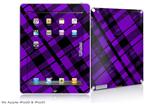 iPad Skin - Purple Plaid (fits iPad2 and iPad3)