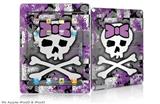 iPad Skin - Princess Skull Purple (fits iPad2 and iPad3)
