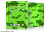 iPad Skin - Deathrock Bats Green (fits iPad2 and iPad3)