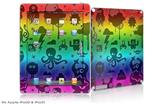 iPad Skin - Cute Rainbow Monsters (fits iPad2 and iPad3)