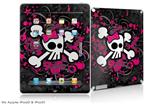 iPad Skin - Girly Skull Bones (fits iPad2 and iPad3)