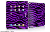 iPad Skin - Purple Zebra (fits iPad2 and iPad3)