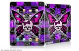 iPad Skin - Butterfly Skull (fits iPad2 and iPad3)