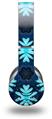WraptorSkinz Skin Decal Wrap compatible with Beats Wireless (Original) Headphones Abstract Floral Blue Skin Only (HEADPHONES NOT INCLUDED)
