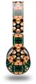 WraptorSkinz Skin Decal Wrap compatible with Beats Wireless (Original) Headphones Floral Pattern Orange Skin Only (HEADPHONES NOT INCLUDED)