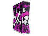 Punk Skull Princess Decal Style Skin for XBOX 360 Slim Vertical