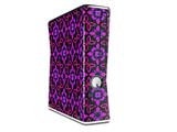 Pink Floral Decal Style Skin for XBOX 360 Slim Vertical