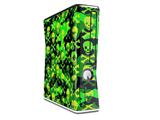 Skull Camouflage Decal Style Skin for XBOX 360 Slim Vertical