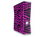 Pink Zebra Decal Style Skin for XBOX 360 Slim Vertical