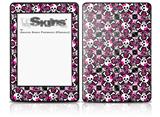 Splatter Girly Skull Pink - Decal Style Skin fits Amazon Kindle Paperwhite (Original)
