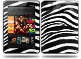 Zebra Decal Style Skin fits Amazon Kindle Fire HD 8.9 inch