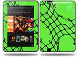 Ripped Fishnets Green Decal Style Skin fits Amazon Kindle Fire HD 8.9 inch