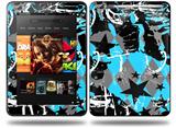 SceneKid Blue Decal Style Skin fits Amazon Kindle Fire HD 8.9 inch