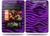 Purple Zebra Decal Style Skin fits Amazon Kindle Fire HD 8.9 inch