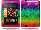 Rainbow Butterflies Decal Style Skin fits Amazon Kindle Fire HD 8.9 inch