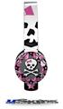 Pink Bow Skull Decal Style Skin (fits Sol Republic Tracks Headphones - HEADPHONES NOT INCLUDED) 