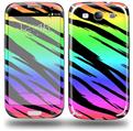 Tiger Rainbow - Decal Style Skin (fits Samsung Galaxy S III S3)