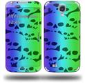 Rainbow Skull Collection - Decal Style Skin (fits Samsung Galaxy S IV S4)