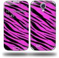 Pink Tiger - Decal Style Skin (fits Samsung Galaxy S IV S4)