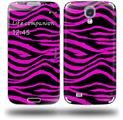 Pink Zebra - Decal Style Skin (fits Samsung Galaxy S IV S4)