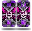 Butterfly Skull - Decal Style Skin (fits Samsung Galaxy S IV S4)