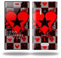 Emo Star Heart - Decal Style Skin (fits Nokia Lumia 928)