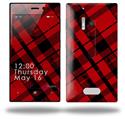 Red Plaid - Decal Style Skin (fits Nokia Lumia 928)