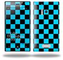 Checkers Blue - Decal Style Skin (fits Nokia Lumia 928)